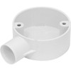 Electrical Conduit System, 20mm White PVC, Boxes, Bends, Tees and Accessories (20MM INSPECTION ELBOW) (20MM END BOX WHITE)