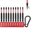 Folzirt 10 Pieces 75 mm Long Magnetic Screwdriver Bit Set