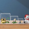 Belle Vous Clear Acrylic Display Case (Pack of 3) Acrylic