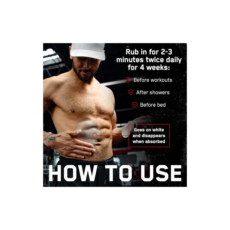 SteelFit Abs of Steel Maximum Definition Cream with 5% Coaxel,