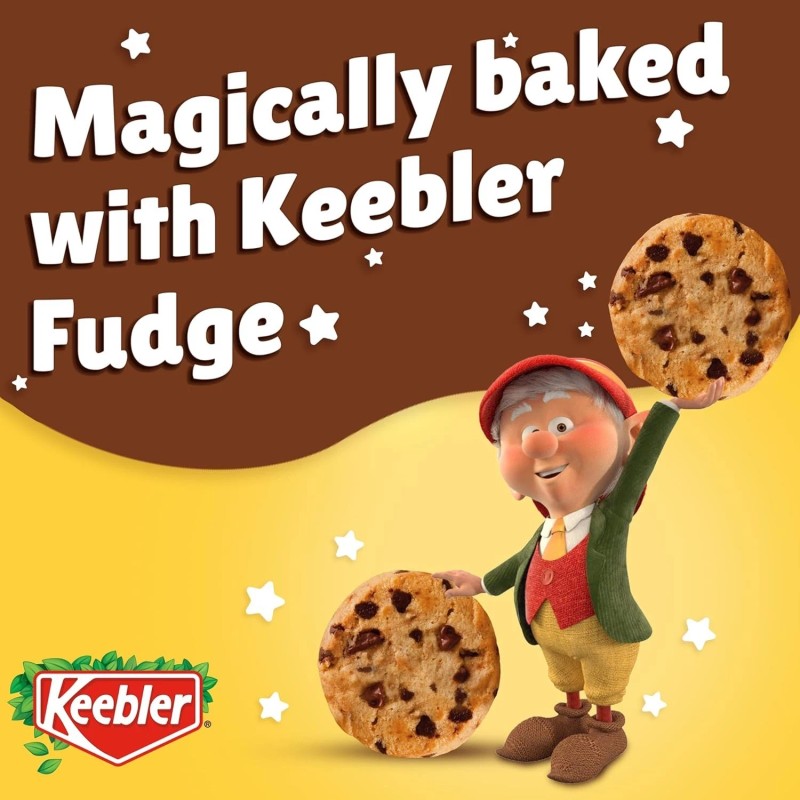 Keebler Chips Deluxe Fudgy Chocolate Chip Cookies with Chunks of