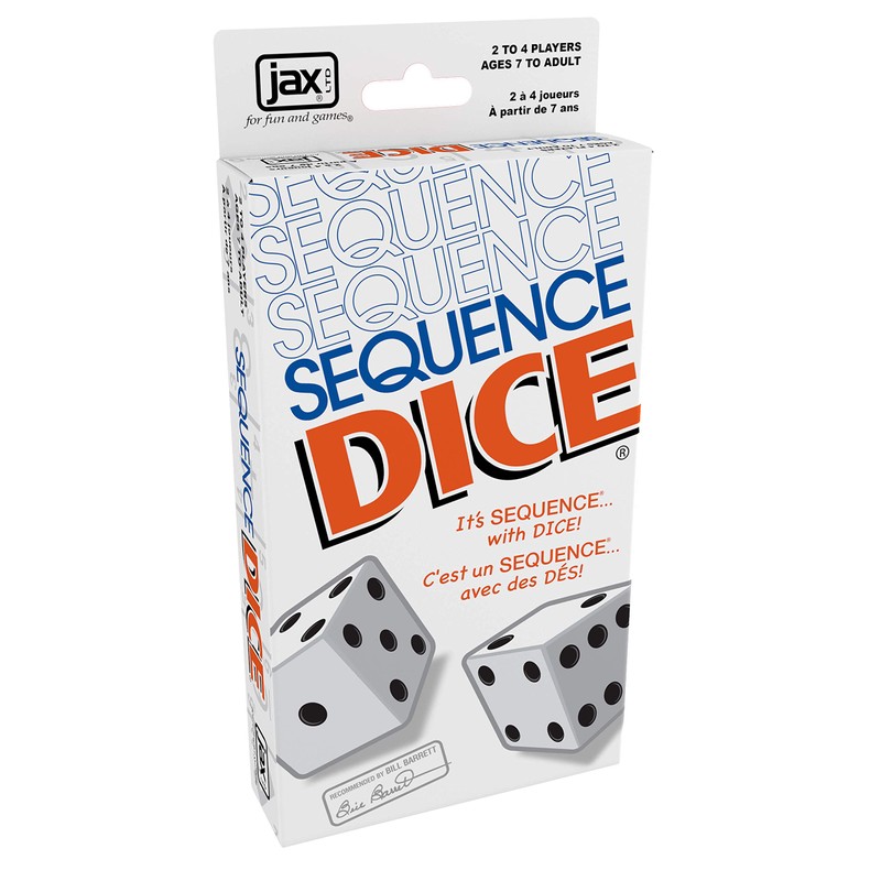 Jax Sequence Dice Peggable - Bilingual