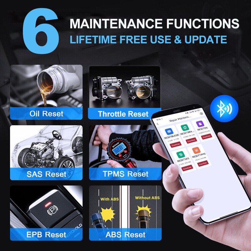 THINKSCAN Bidirectional Scanner SAS ABS EPB Code Reader All System