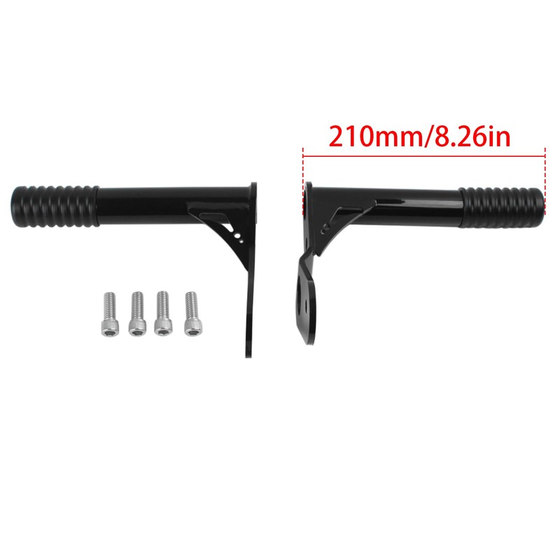HIYOYO Motorcycle Rear Passenger Peg Crash Bar Frame Slider Fits
