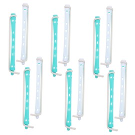 WOONEKY 12pcs Hair Curling Perm Rods for Women Portable Cold Wave Styling Tools for Hair Lightweight and Easy to Use for Home and Travel and Deform-resistant