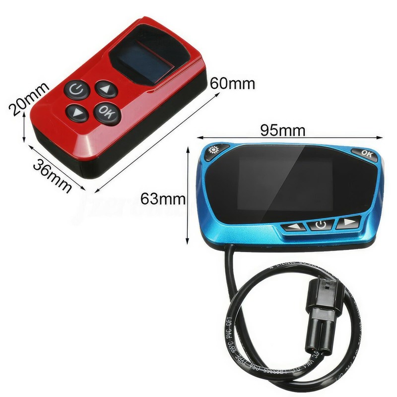 Baceyong Diesel Air Heater Remote Control Electrical Monitoring Panel 12V/24V