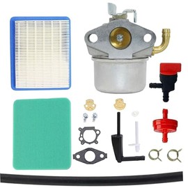 Generic BXparts Carburetor for Troy-Bilt Model 21A-634A766 Super Bronco Tiller Counter Rotating Tines 6hp 12180 MTD Yard Machines 21A-340-129 Carb, sliver