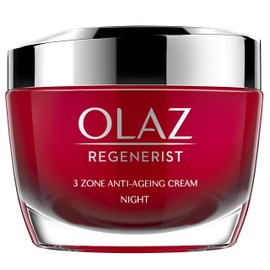 Olaz Regenerist 3-Zone Firming Anti-Ageing Night Cream 50 ml, with Amino Peptide Complex II