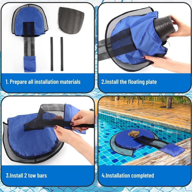 dellyy Exit Aid Pool for Animals, Pool Exit Aid Animals,
