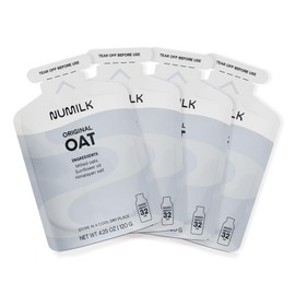 Numilk Pouches - Original Oat - Creamy Plant-Based Milk in Seconds - Easy-to-Use with the Numilk Nut Milk Maker Machine - Dairy Free Beverage - One Pouch Makes 32oz - 4-Pack