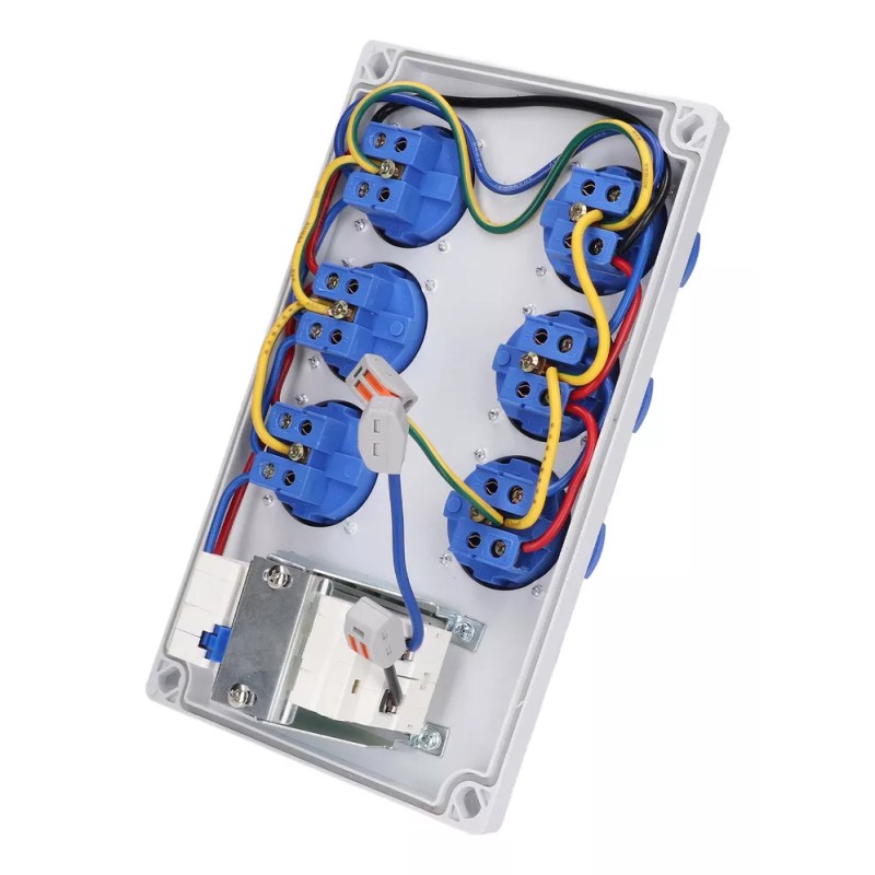 generic Caja De Enchufe Impermeable Para Exteriores, Toma De Pared,