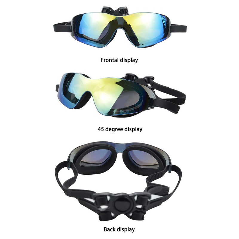 Swimming Goggles Anti Fog No Leaking Silica Gel Swim Glasses