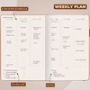 Skyline Hourly Weekly Planner – Undated Agenda & Daily Appointment