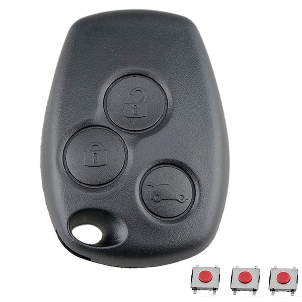 Key Fob Case Replacement Fits for Renaul-t Logan Espace Sandero