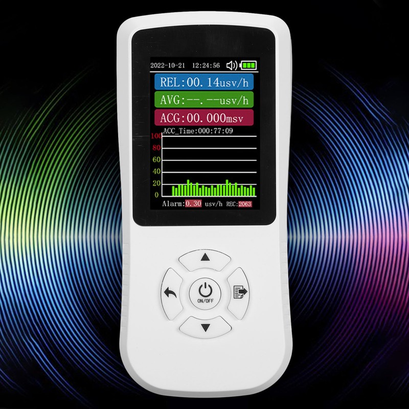 Geiger Counter Nuclear Radiation Detector 2.8 Inch LED Display X