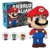 MR. GADGETS Figura de Bloques Armables Mario, Luigi, Mario Fuego,