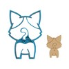 Looking Away Cat Butt - Cookie Cutter/Sugar Cookie/Fondant/Clay (0149)