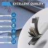 Thatyro 5 Pack 4.7" Length Flat Edge Finger Pulls for
