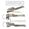 DreamCut Fingernail Clippers - Long Handle with 360° Swivel Head