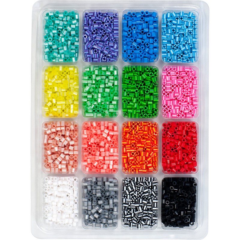 Perler Beads 80-17604 Perler Fused Bead Tray 4000/Pkg-Stripes 'n Pearls
