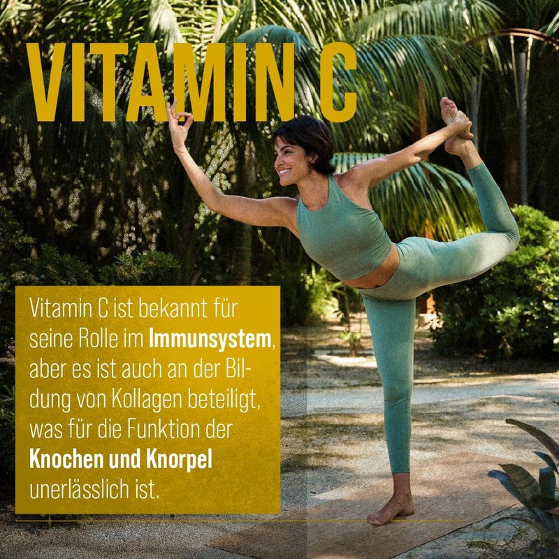 Sanct Bernhard MSM-1000-PLUS Tablets, Methylsulfonylmethane & Vitamin C, Vegan, 500