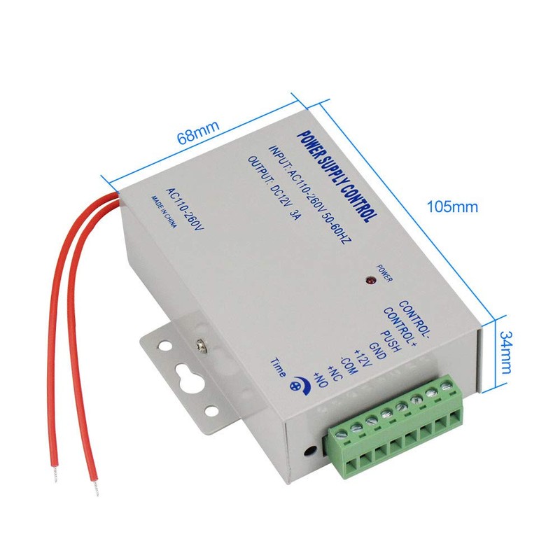 HFeng Access Control System Kit 125KHz RFID Keypad + DC12V