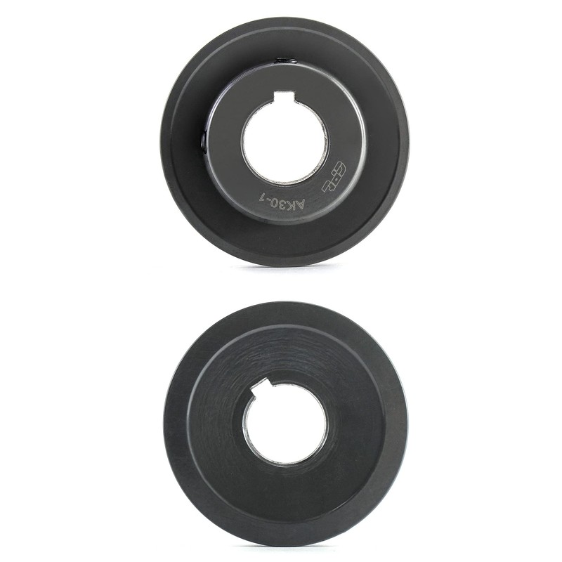 QWORK QWORK Single Groove Web Sheaves, 3.05" OD 1" Bore