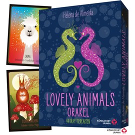 Lovely Animals Orakel: 44 Krafttierkarten für Erwachsene und Kinder (Krafttier Fuchs, Elefant, Eichhörnchen...Orakel Deutsch, Krafttierorakel, Neuerscheinung 2023)