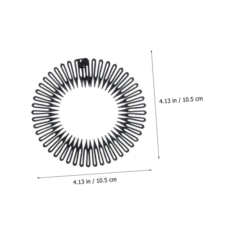 Fcliqzod888 2Pcs pinza para el cabello, diadema peine para el