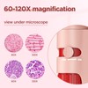 60x-120x Mini Pocket Microscope for Kids Adults, Portable Handheld Microscope