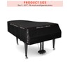 TINDTOP Grand Piano Cover, Leather Waterproof Dustproof Baby Piano Cover