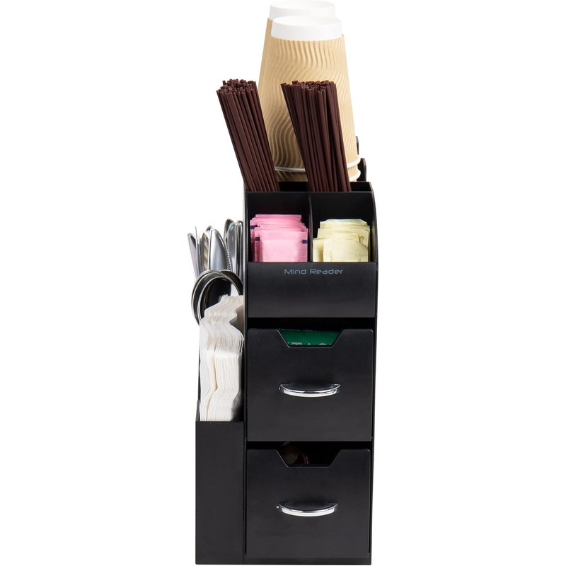 Mind Reader Caja Organizadora para Café – 6 Compartimentos, Color