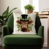 QIONG MENG St Patricks Day Pillow Covers 18x18 Inch Cow