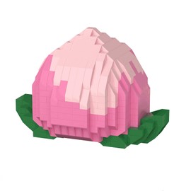 NOOLY Kids Adult Animal Micro Building Blocks Set for Home and Office Decoration KLJM-10 (Peach, 843 Pcs) 8903