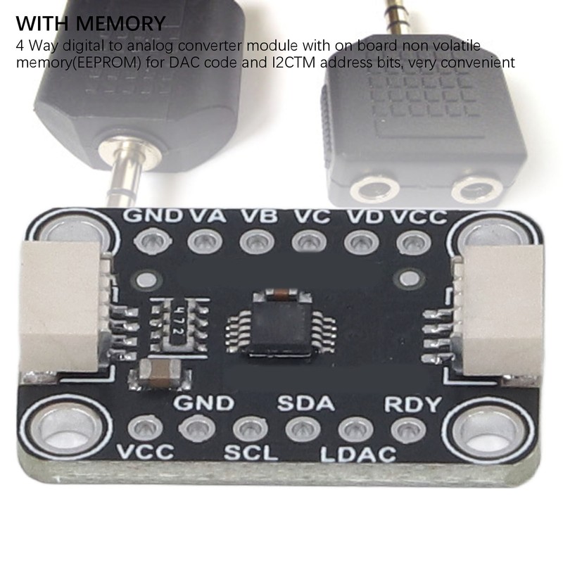 4 Way Digital to Analog Converter Module 12 Bit Quad
