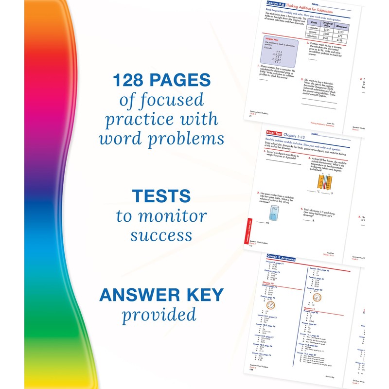 Spectrum Word Problems, Grade 3