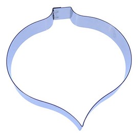 Christmas Bauble Cookie Cutter - Stainless Steel Cutter - Christmas - 80mm