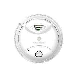 First Alert 0827B Ionization Smoke Alarm with 10-Year Sealed Tamper-Proof Battery , White , Pack of 1