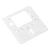 Sewing Machine Needle Plate Q235 Steel 7.8x7.7cm Straight Stitch Needle