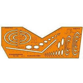 Axokombi DIN 5 Isometrie Dimetrie Schablone