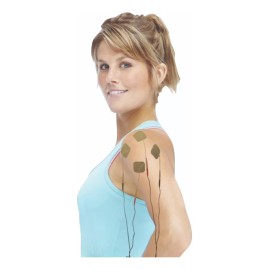 Fab-Stim 40 Parches Electrodos Cuadrados Tens Electroterapia