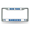 New York Rangers Chrome License Plate Frame