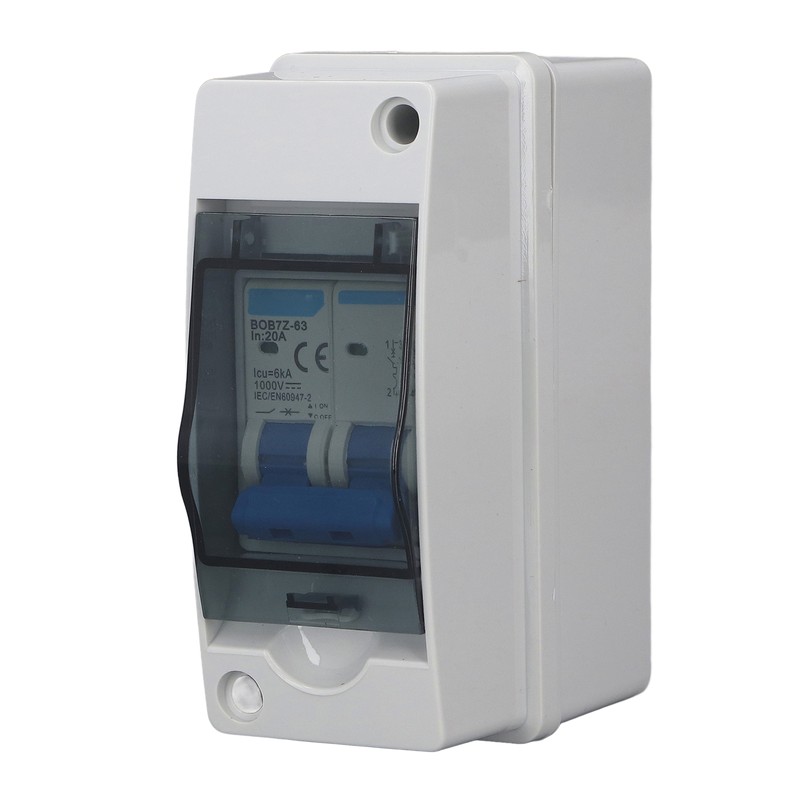 Circuit Breaker MCB PV Combiner Box Waterproof Disconnect Switch 1000V