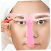 Housoutil Sets Convenient Eyebrow Stencils Plastic Templates Lip Mold Wear-resistant