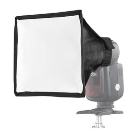 SUPON 6" x 7" Collapsible Mini Softbox – Universal Flash Diffuser for Canon, Nikon, Sony, Neewer, Godox Speedlights, Includes Storage Pouch