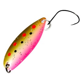 SEABUZZ Mini Bass & Trout Spoon Rio 3.2 g 32 mm Trout Bait & Bass Bait with Fishing Hook - Blinker Trout & Predator Fishing Lure - Sports Fishing Lure - Artificial Bait - Wobbler - Fishing Accessories