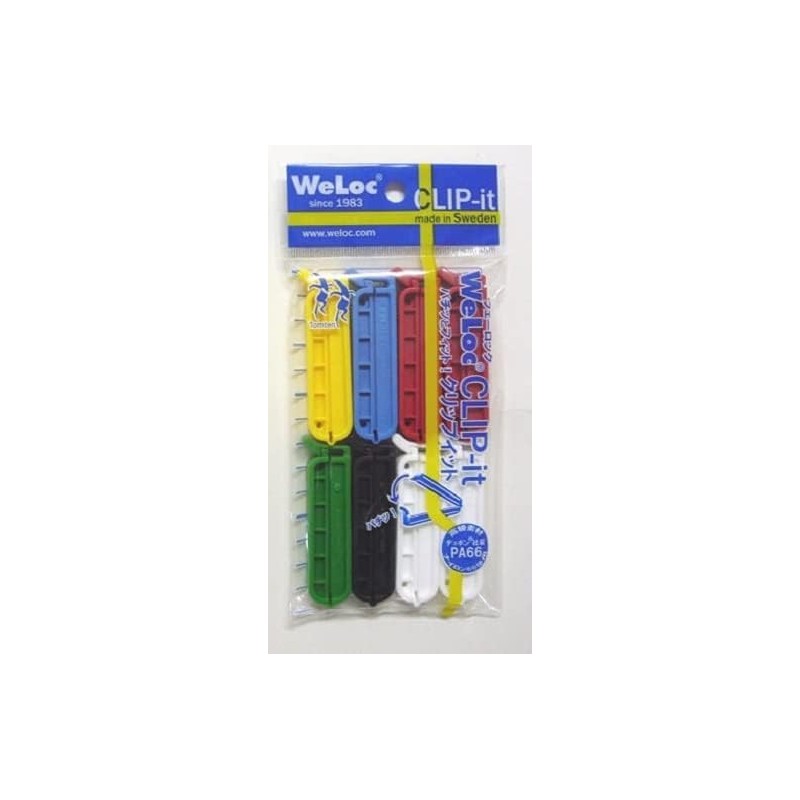 WeLoc CLIP-it PA50B2, 2.0 inches (50 mm) x 8 Piece