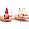 com-four® Christmas Hanging Figures, Gnomes, Various Tree Hanging Figures, Premium