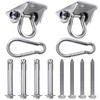 BELLE VOUS Heavy Duty Swing Hangers (2 Pack) - Stainless
