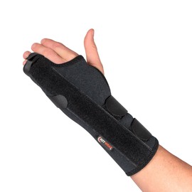 Ezy Wrap Boxer Fracture Splint Hand Brace with Finger Support – Wrist Brace Left Hand with Adjustable Fit, Hypoallergenic Material & Soft Edges – Designed for Metacarpal Fracture, Sprain, or Swelling